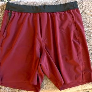 Ten Thousand Interval Short.  XL, 7” inseam, no liner.  Maroon